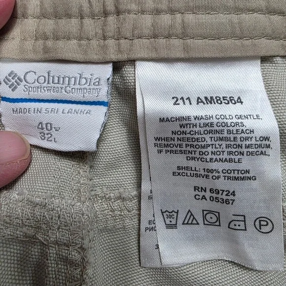 Columbia Ultimate ROC Pant Mens Khaki Outdoor Hiking Cargo Pants Size‎ 40x32 - Picture 5 of 7